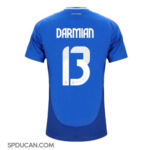 Muški Nogometni Dres Italija Matteo Darmian #13 Domaci EP 2024 Kratak Rukav